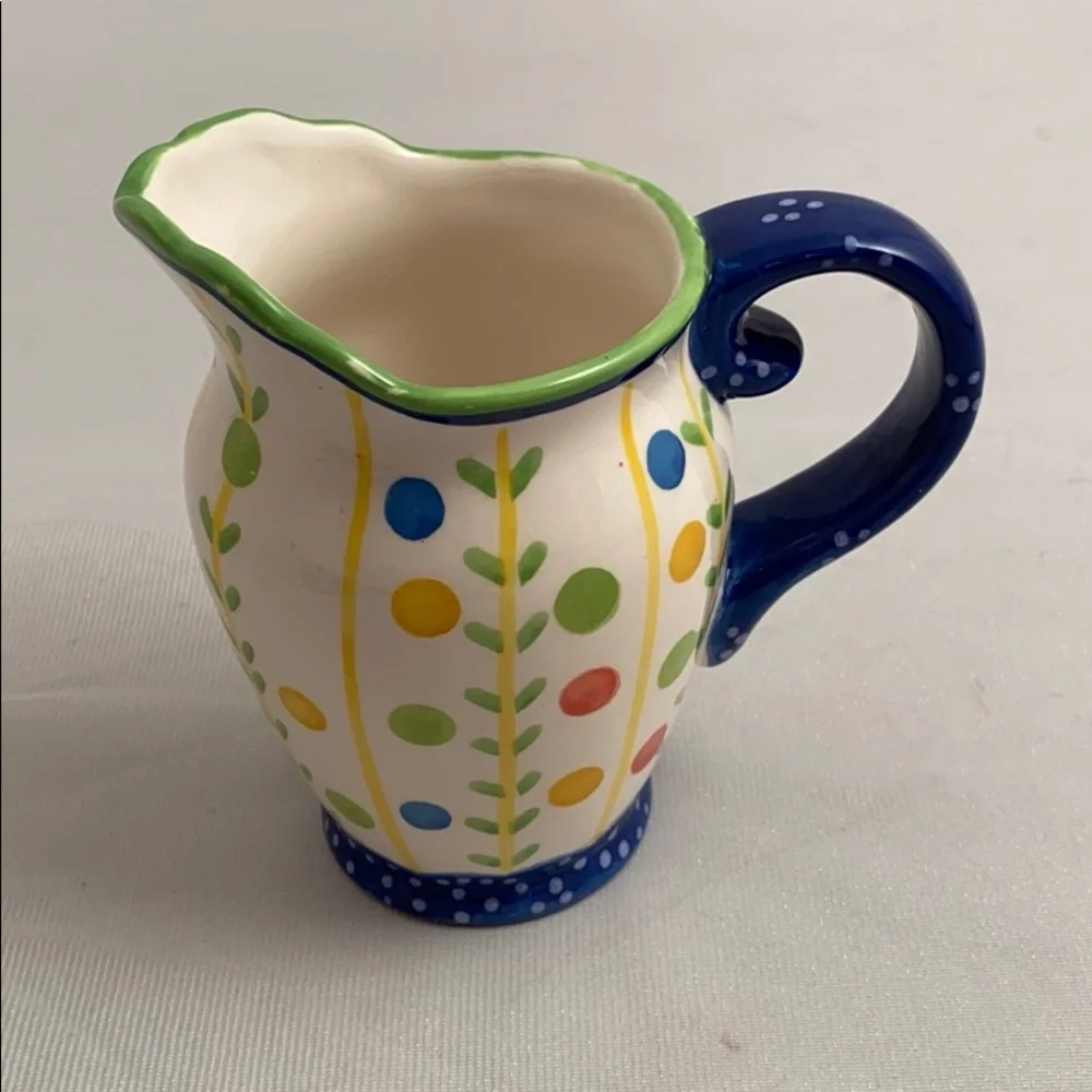 Kimberly Hodges Cupcakes and Cartwheels multicolor creamer